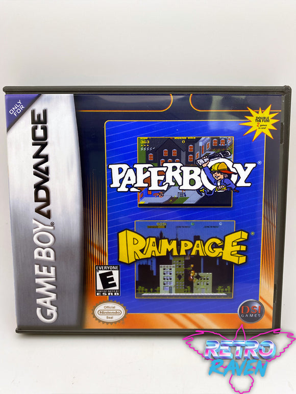 PaperBoy / Rampage - Game Boy Advance