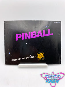 Pinball - NES Manual