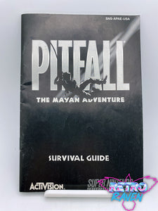 Pitfall: The Mayan Adventure - Super Nintendo Manual