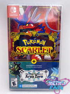Pokémon Scarlet + Hidden Treasure of Area Zero Expansion - Nintendo Switch