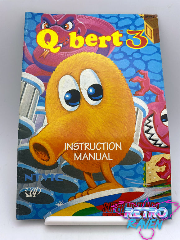 Q*bert 3 - Super Nintendo Manual