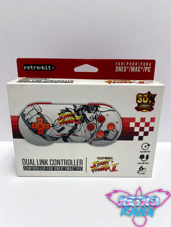 Retro Bit Street Fighter II Dual Link Controller - Super Nintendo ...