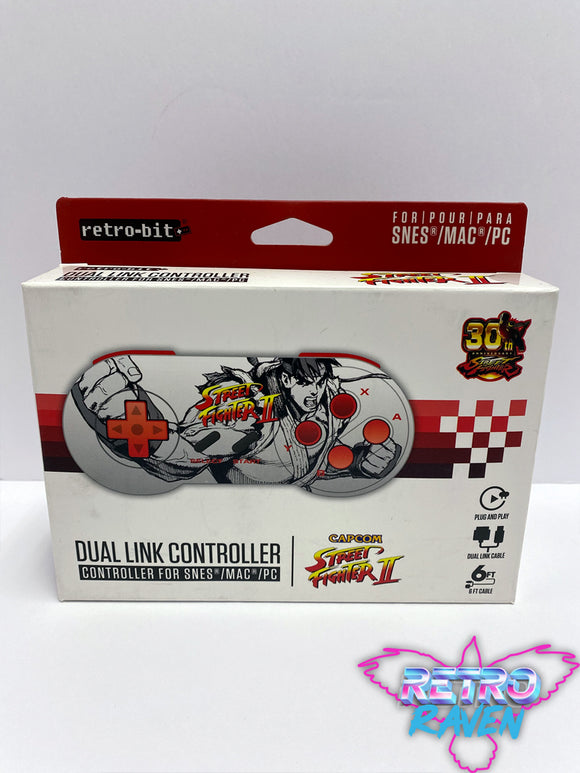 Retro Bit Street Fighter II Dual Link Controller - Super Nintendo