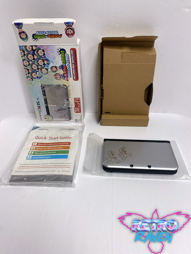 Nintendo 3DS XL Mario and Luigi in popular Silver