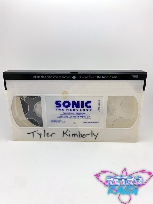 Sonic the Hedgehog: The Movie VHS