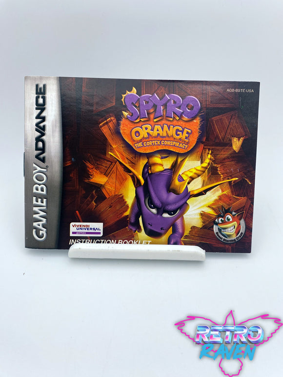 Spyro Orange: The Cortex Conspiracy - GBA Manual