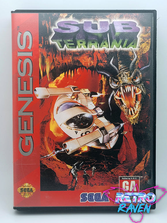 Sub-Terrania - Sega Genesis - Complete