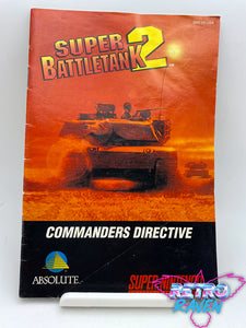 Super Battle Tank 2 - Super Nintendo Manual