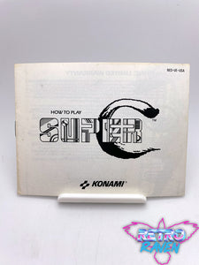 Super C - NES Manual