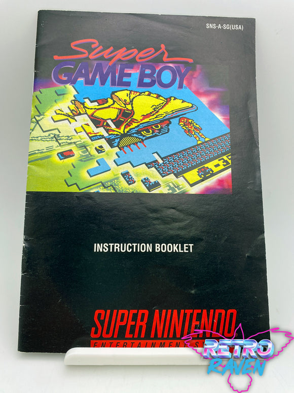 Super Game Boy - Super Nintendo Manual