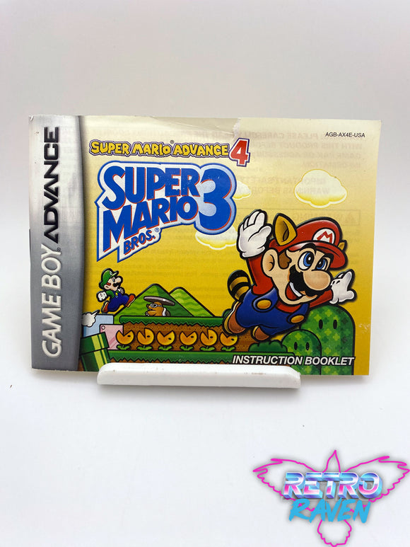 Super Mario Advance 4: Super Mario World 3 - GBA Manual