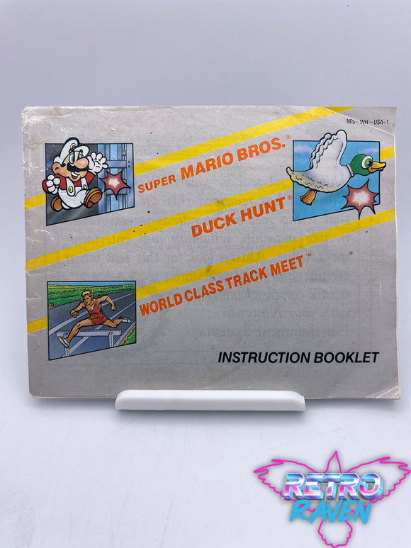 Super Mario Bros. / Duck Hunt / World Class Track Meet - NES Manual