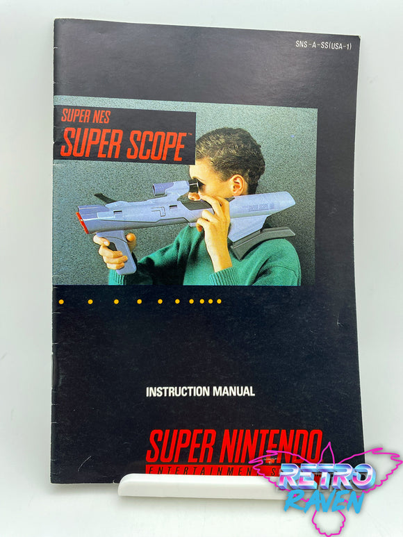 SNES Super Scope Instruction Booklet - Super Nintendo Manual