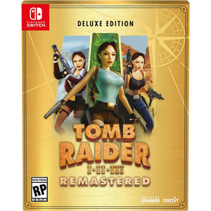 [PRE-ORDER] Tomb Raider I-III Remastered Starring Lara Croft - Nintendo Switch