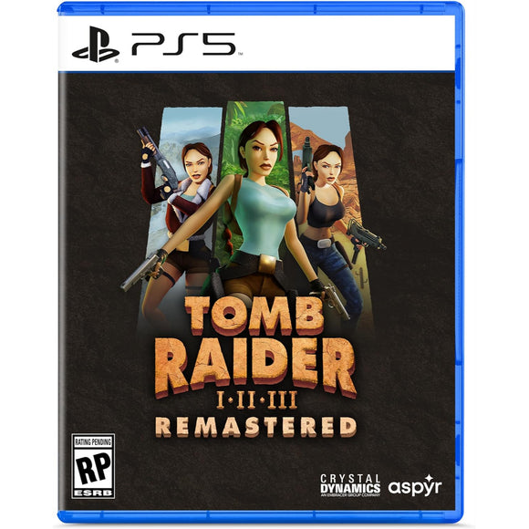 [PRE-ORDER] Tomb Raider I-III Remastered Starring Lara Croft - PlayStation 5