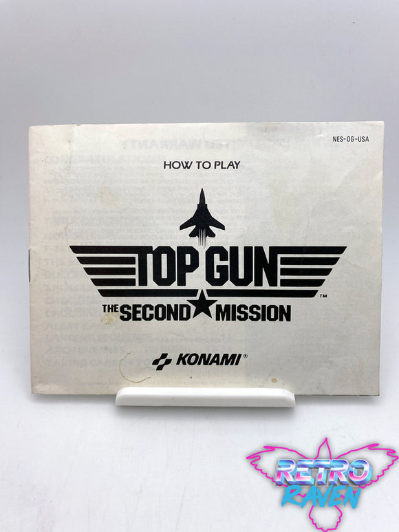 Top Gun: The Second Mission - NES Manual