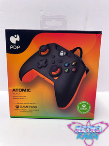 PDP Atomic Black Wired Controller - Xbox One