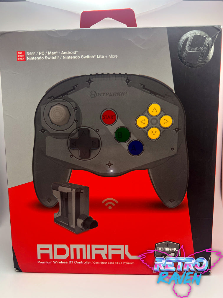 Gaming Controller Admiral Premium Bt Controller For N64 Hyperkin