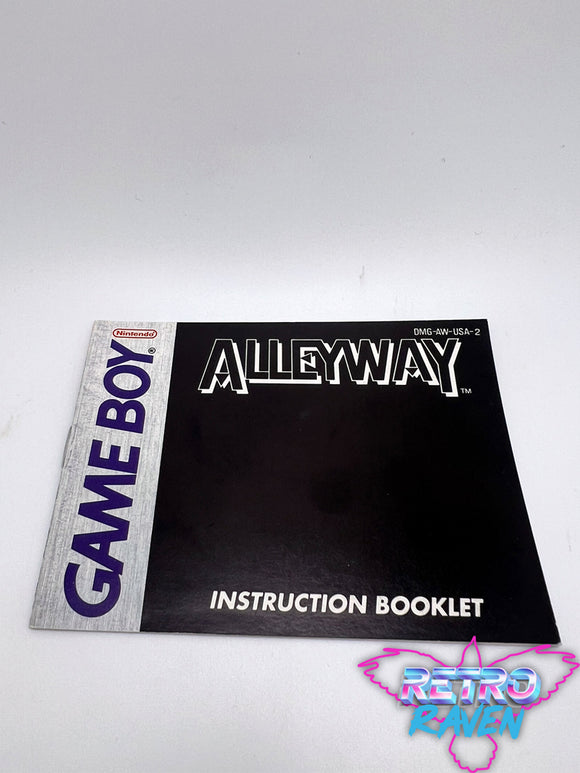 Alleyway - Gameboy Manual