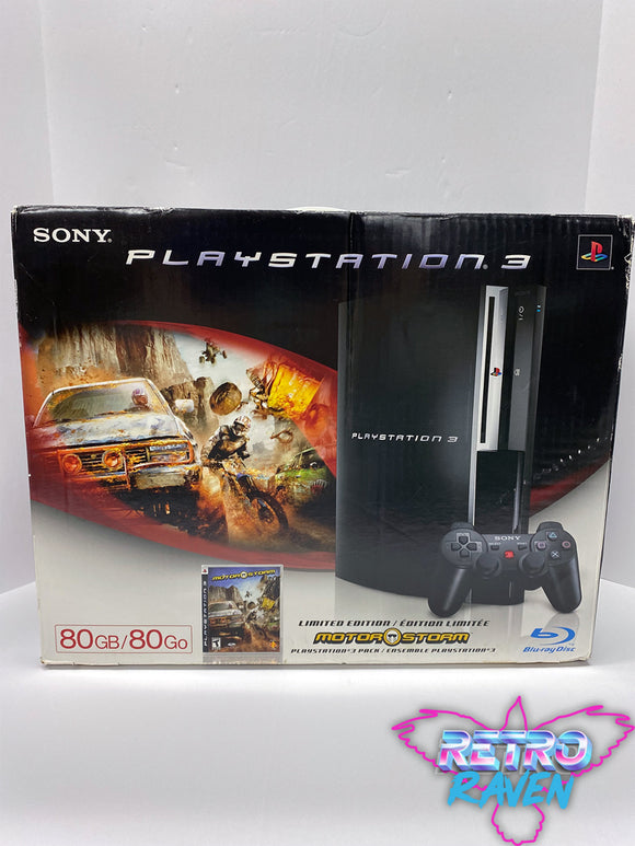 Backwards Compatible PlayStation 3 Fat Console 80GB | Black - Complete
