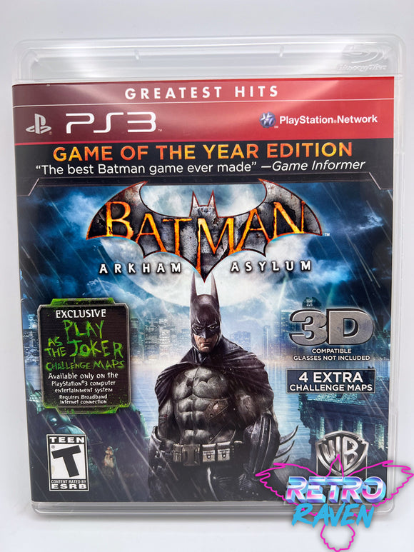 Batman : Arkham Asylum - Game Of The Year Edition Xbox 360, Bon état, Boîtier Inclus