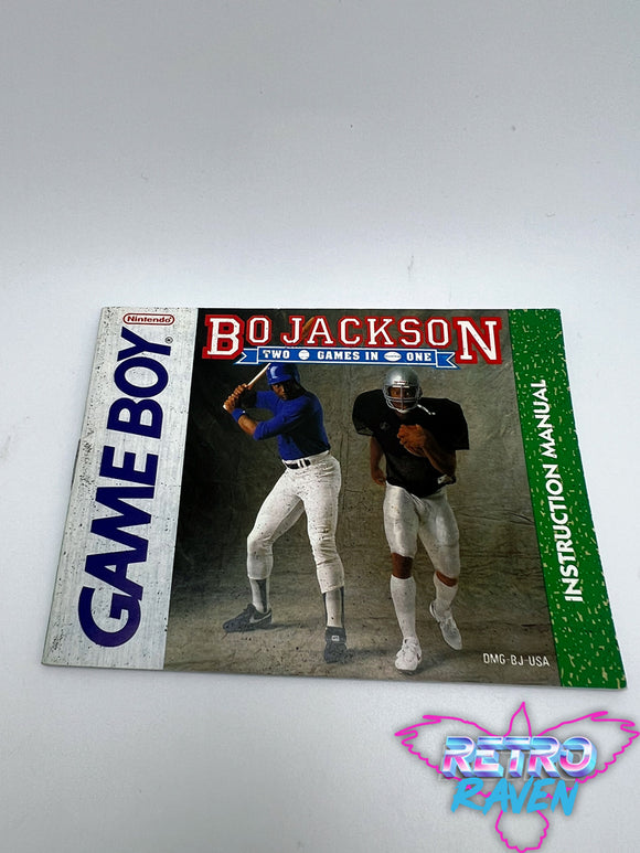 Bo Jackson: Two Games in One - Gameboy Manual