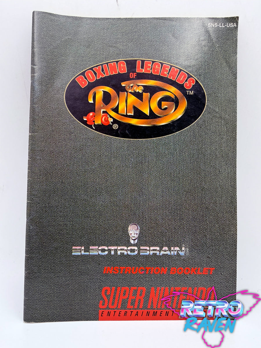 Boxing Legends of the Ring - Super Nintendo Manual – Retro Raven Games