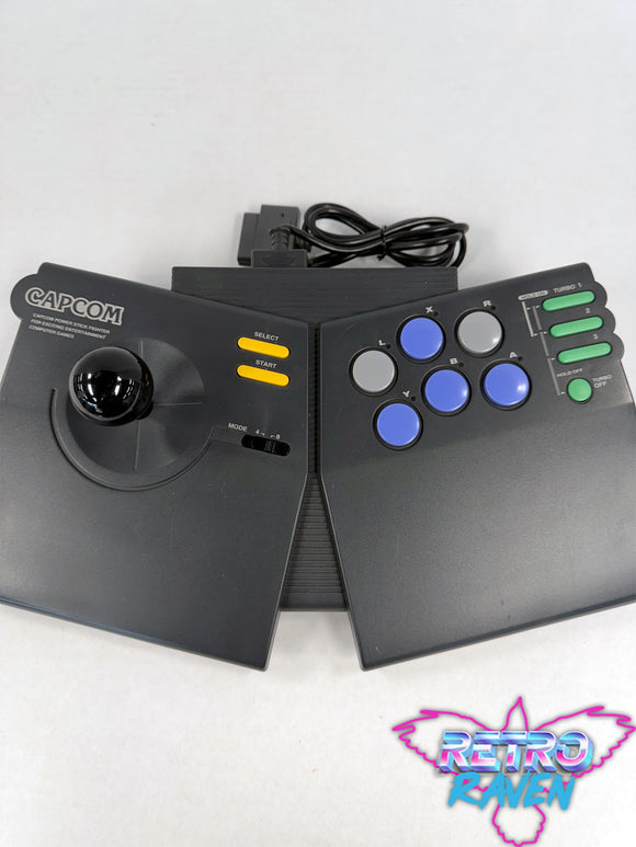 Capcom Power Stick Fighter for Super Nintendo – Retro Raven Games