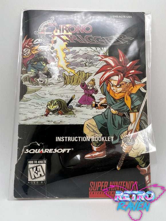 Chrono Trigger - Super Nintendo Manual