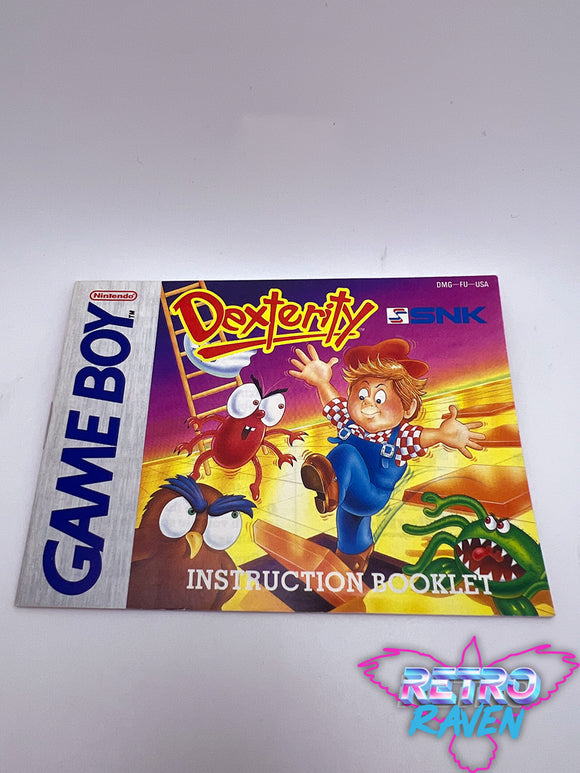 Dexterity - Gameboy Manual