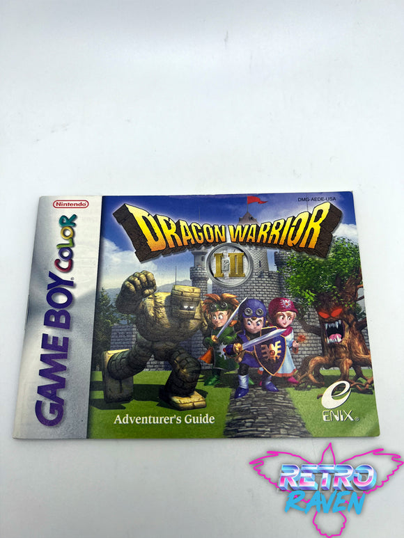 Dragon Warrior I & II - GBC Manuals
