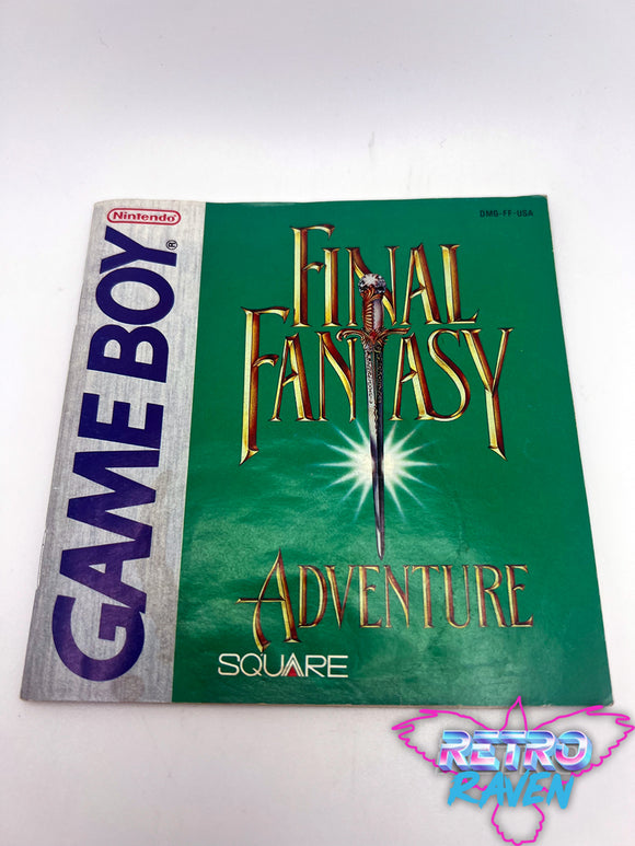Final Fantasy Adventure - Gameboy Manual