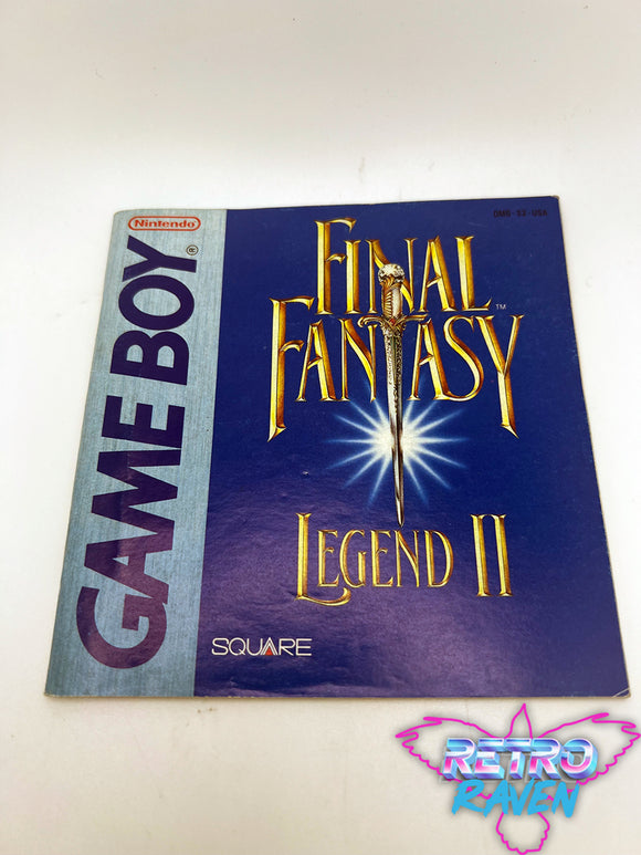 Final Fantasy Legend II - Gameboy Manual