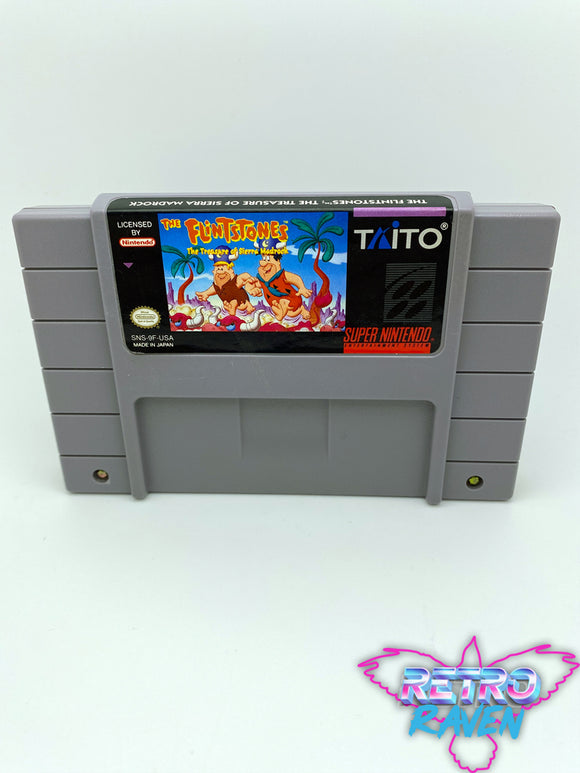 The Flintstones Treasure Of Sierra Madrock - Super Nintendo