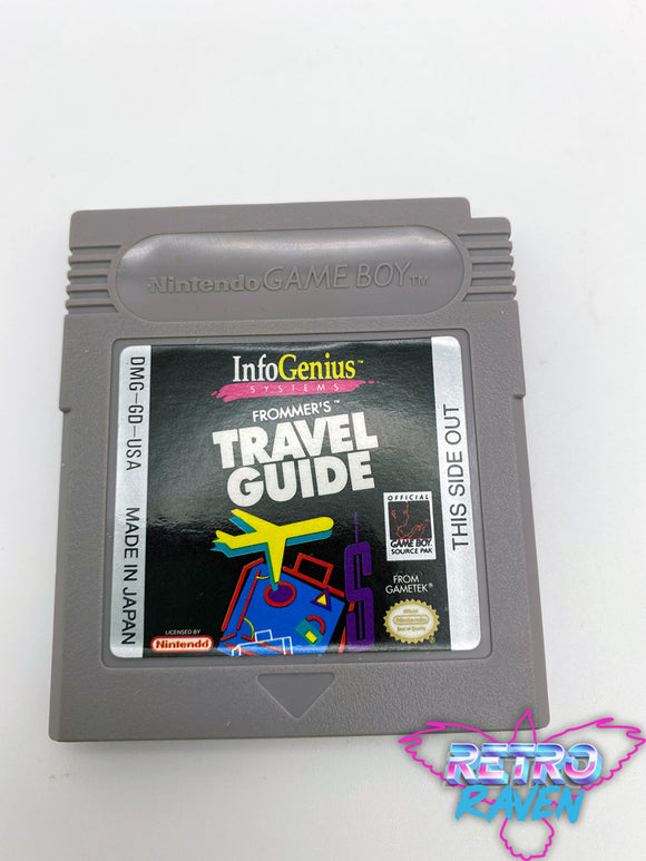 InfoGenius Productivity Pak: Frommer's Travel Guide - Game Boy Classic