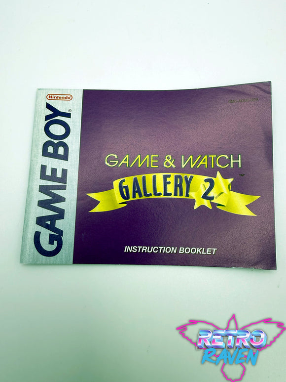 Game & Watch Gallery 2 - Gameboy Manual – Retro Raven Games