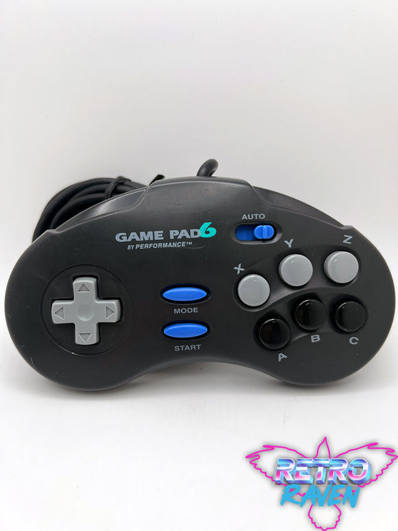 Third Party 6 Button Sega Genesis Controller