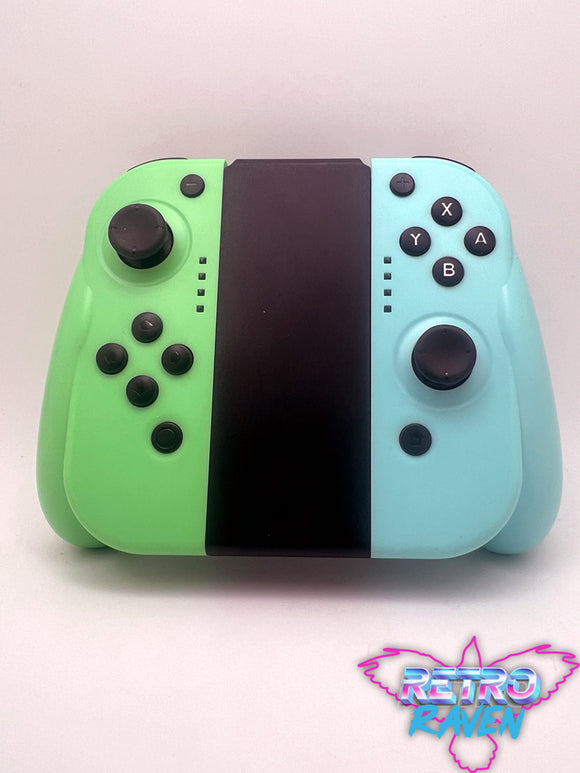 Green and Blue Nintendo Switch Split Pad Ergonomic Controller