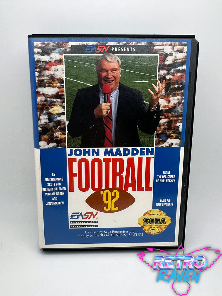 John Madden Football '92 - Sega Genesis-Complete – Retro Raven Games