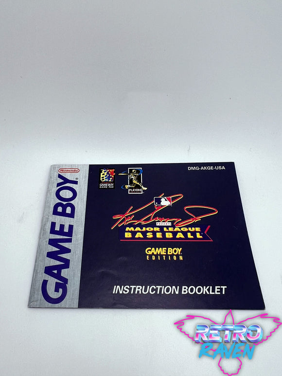Ken Griffey Jr Presents Major League Baseball - Gameboy Manual