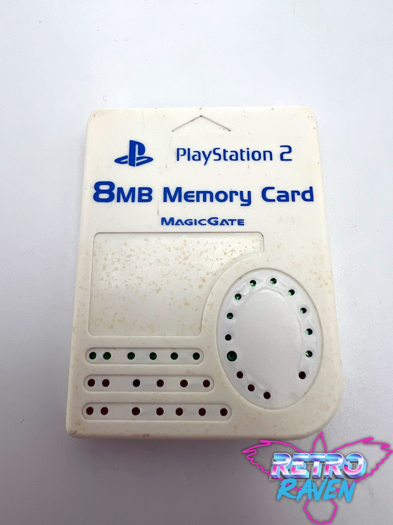 Retro Computer Memory Card Ps2 White Memory Card