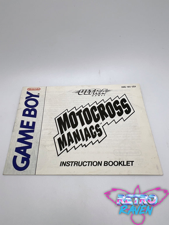 Motocross Maniacs - Gameboy Manual