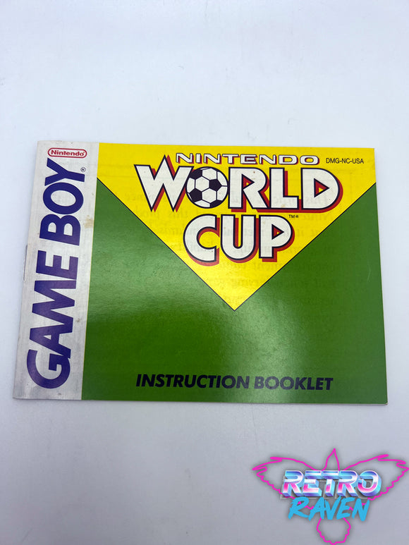 Nintendo World Cup - Gameboy Manual
