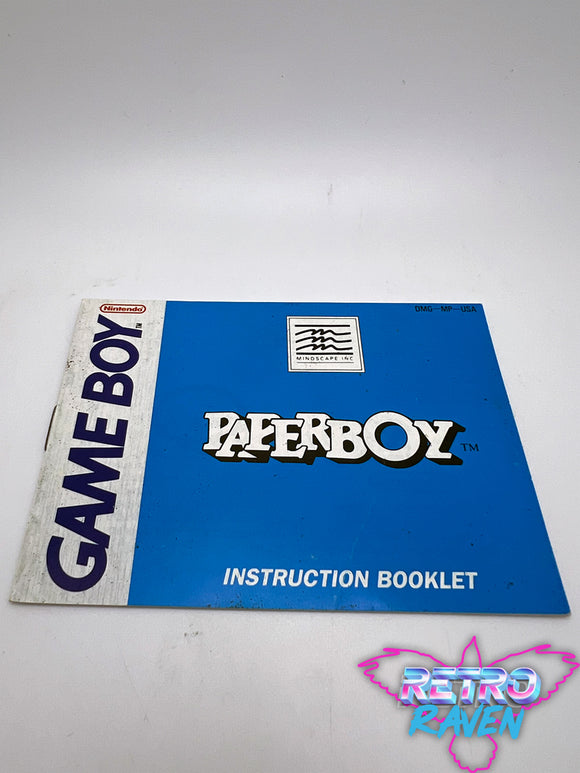 Paperboy - Gameboy Manual