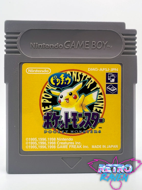 Pokémon Yellow Version: Special Pikachu Edition - Game Boy Classic JAP