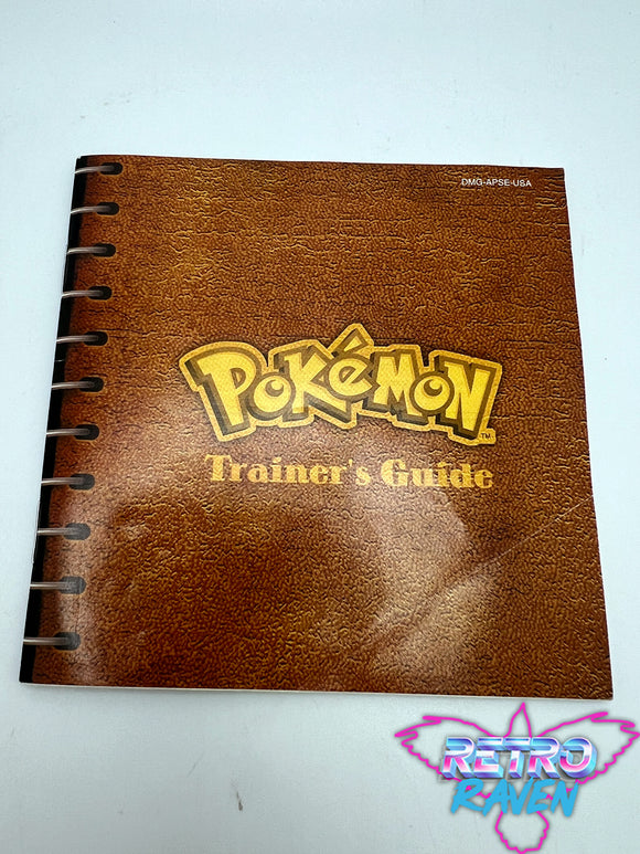 Pokemon Yellow - Game Boy Manual
