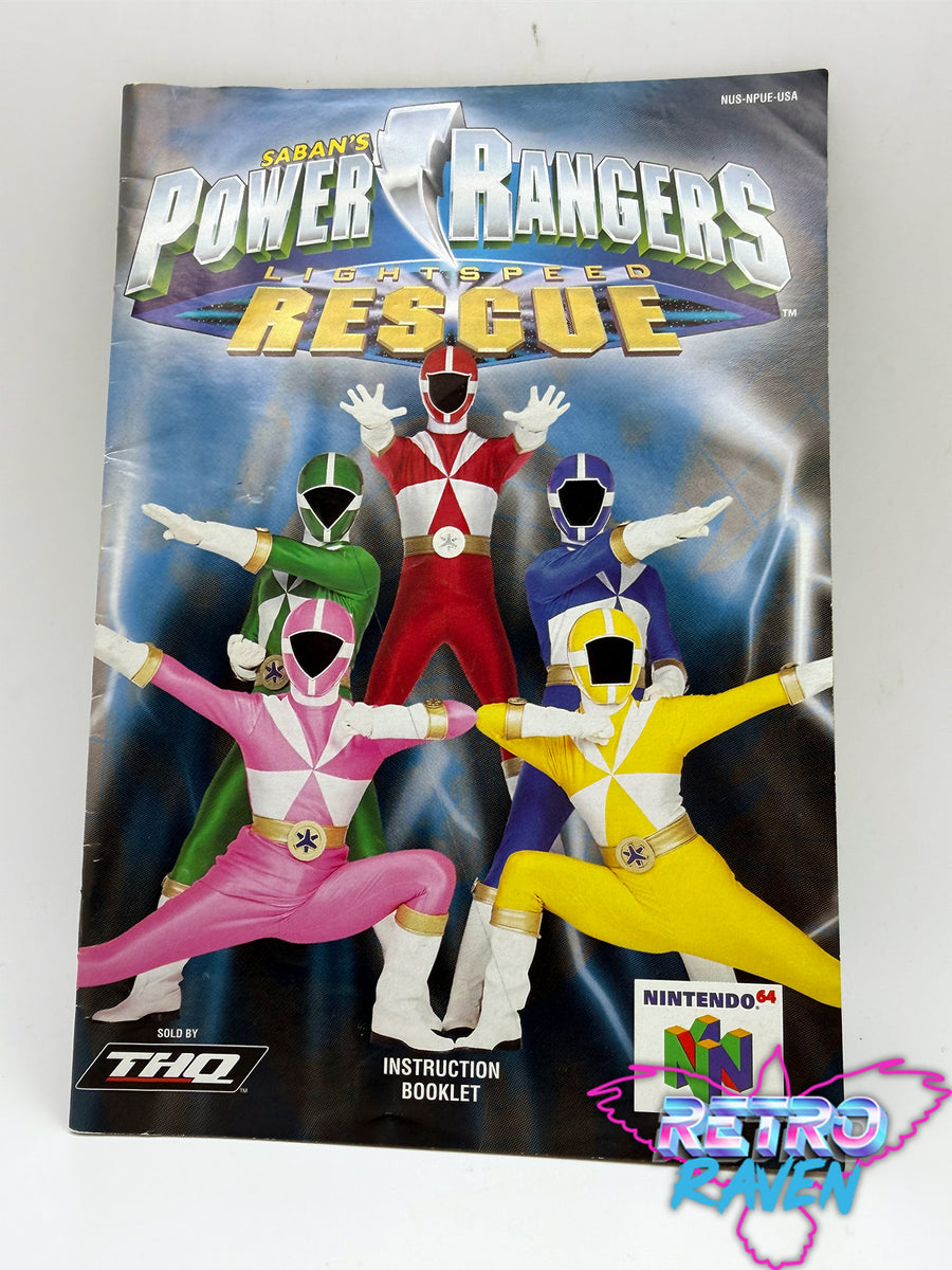 Power Rangers: Lightspeed Rescue - Nintendo 64 Manual – Retro Raven Games