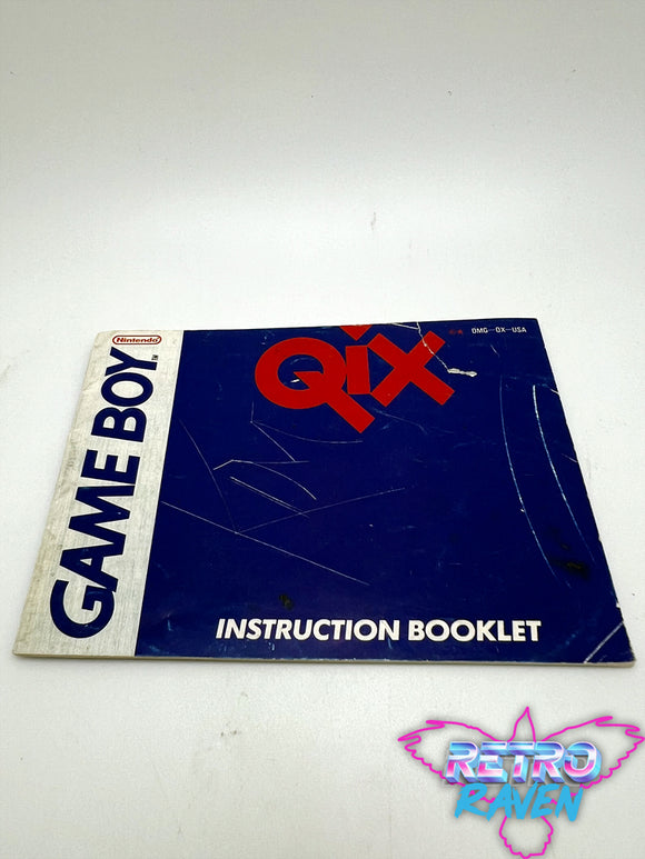 QIX - Gameboy Manual