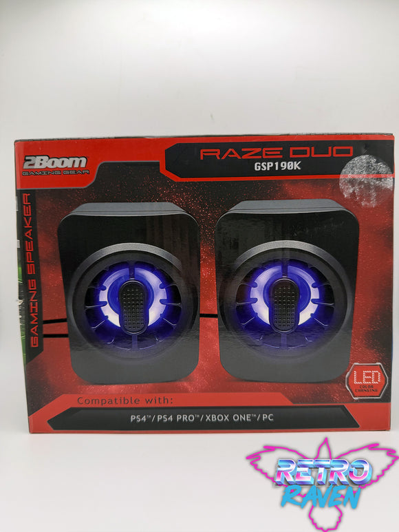 2Boom Gaming Gear Raze Duo Speakers - PC – Retro Raven Games