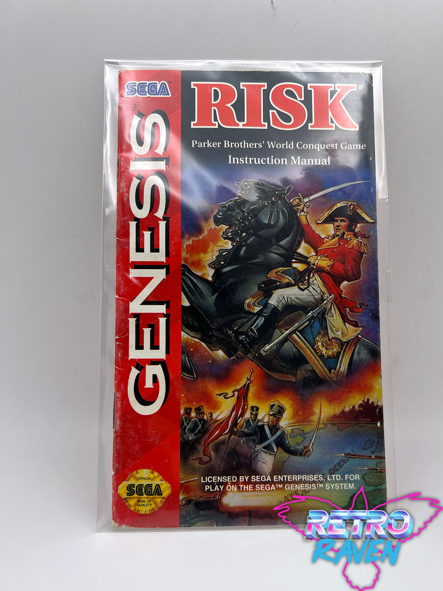 Risk Sega Risk - Sega Genesis Manual – Retro Raven Games